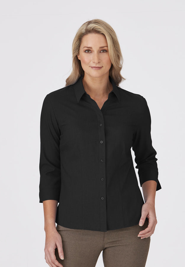 City Collection Womens Ezylin 3/4 Shirt - 2145