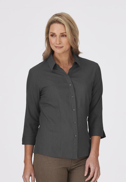 City Collection Womens Ezylin 3/4 Shirt - 2145