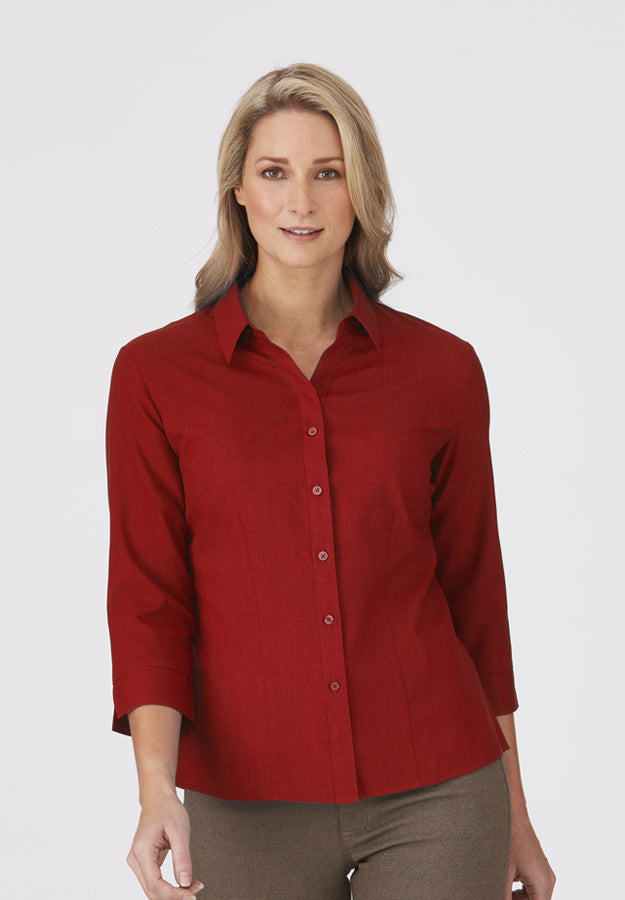 City Collection Womens Ezylin 3/4 Shirt - 2145