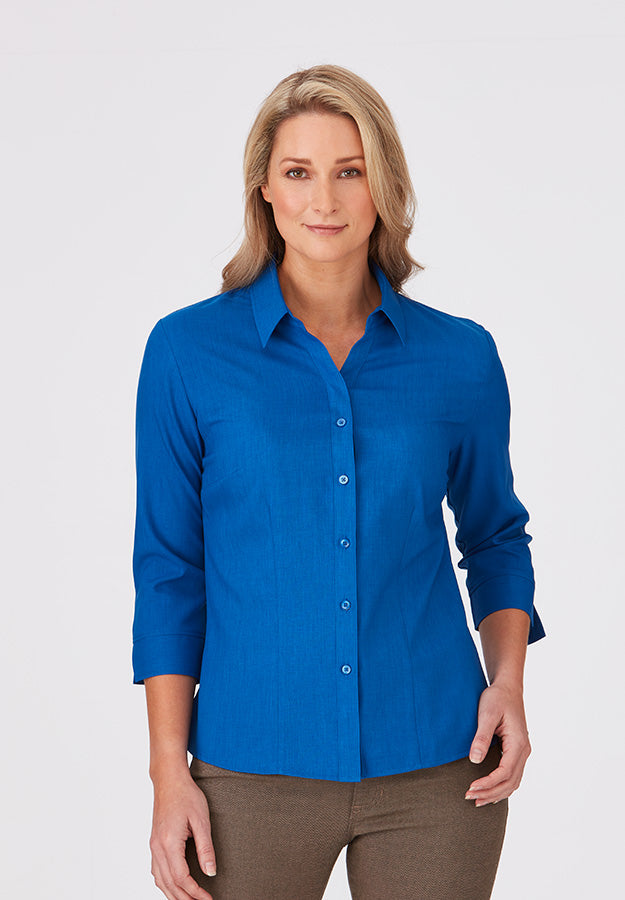 City Collection Womens Ezylin 3/4 Shirt - 2145