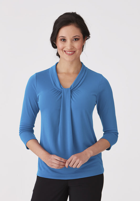 City Collection Womens Pippa Knit 3/4 Top - 2221