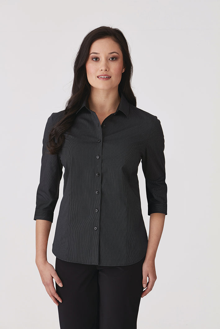 City Collection Womens Xpresso 3/4 Shirt - 2258