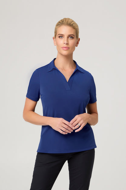 City Collection Ella S/S Detail Polo - 2274