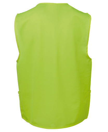 JB's Wear Hi Vis Zip Safety Vest - 6HVSZ