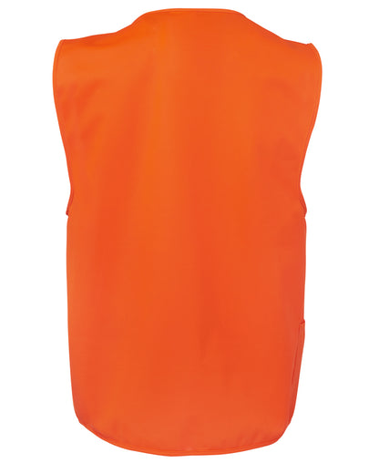 JB's Wear Hi Vis Zip Safety Vest - 6HVSZ