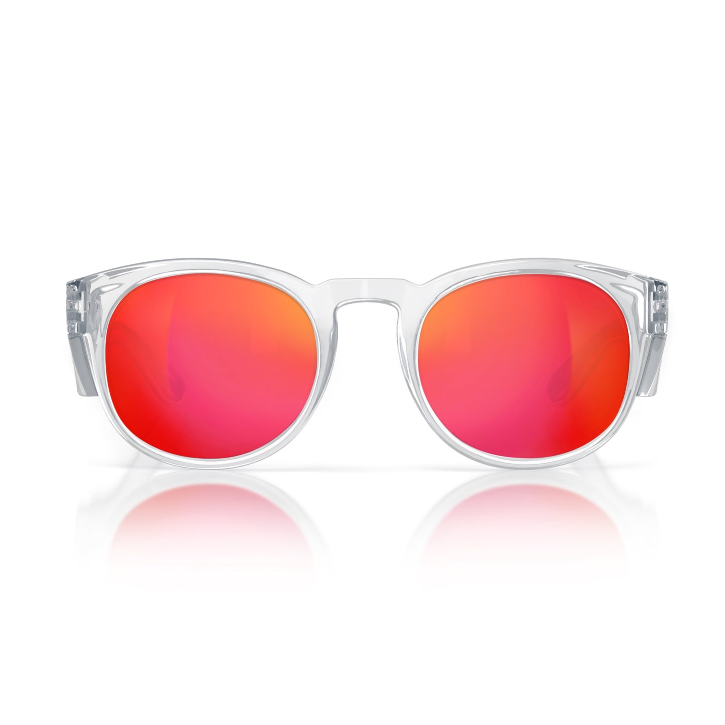 SafeStyle Cruisers Clear Frame/Mirror Red Polarised UV400