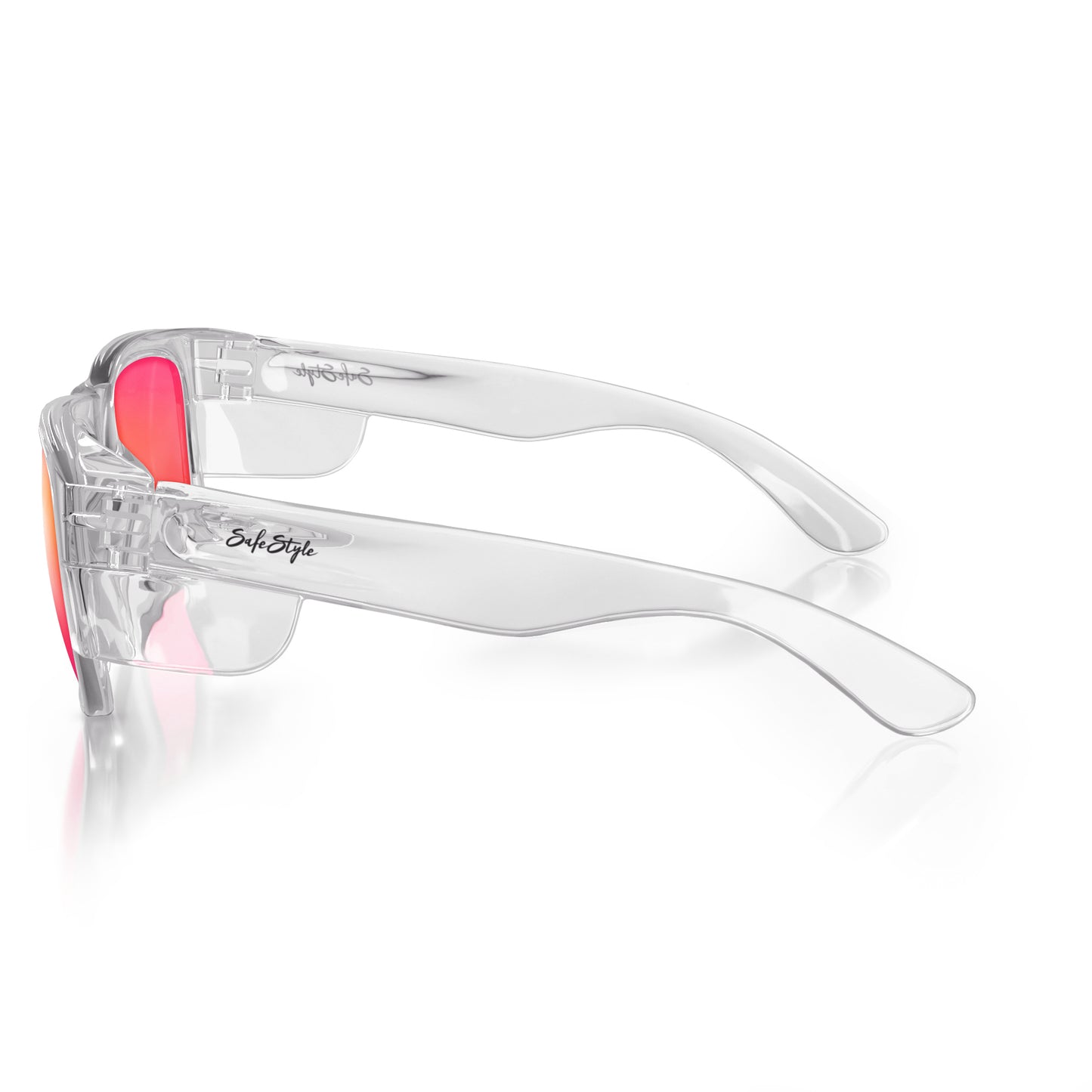 SafeStyle Fusions Clear Frame/Mirror Red Polarised UV400