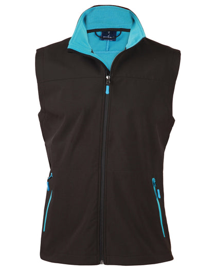 Winning Spirit Mens Softshell Contrast Vest - JK45