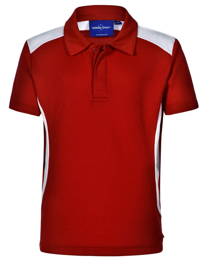 Winning Spirit Childrens Truedry Contrast Polo - PS31K