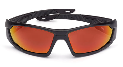 Bollé Mercuro Polarised Safety Glasses Red