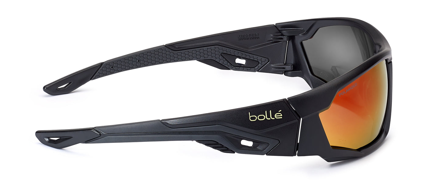 Bollé Mercuro Polarised Safety Glasses Red