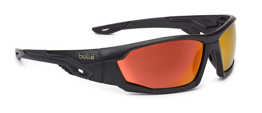 Bollé Mercuro Polarised Safety Glasses Red