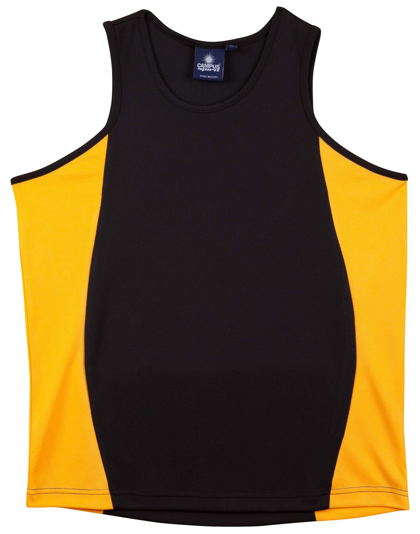 Winning Spirit Kids Truedry Contrast Mesh Singlet - TS19K