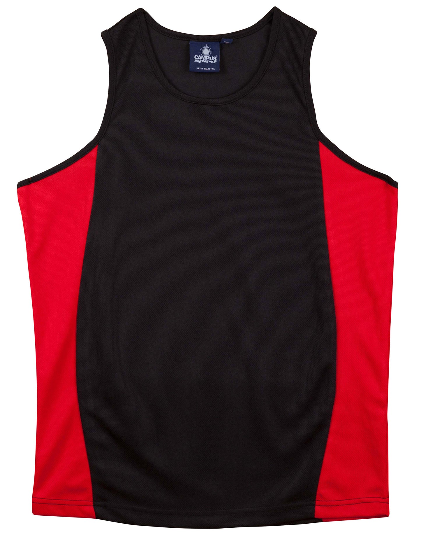 Winning Spirit Kids Truedry Contrast Mesh Singlet - TS19K