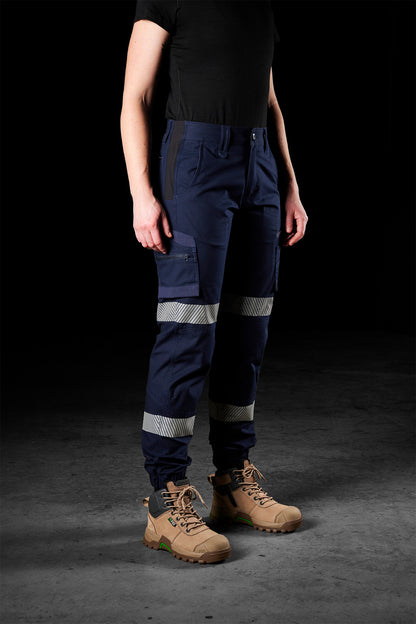 FXD WP-8WT Women's Taped Stretch Ripstop Cuffed Work Pant