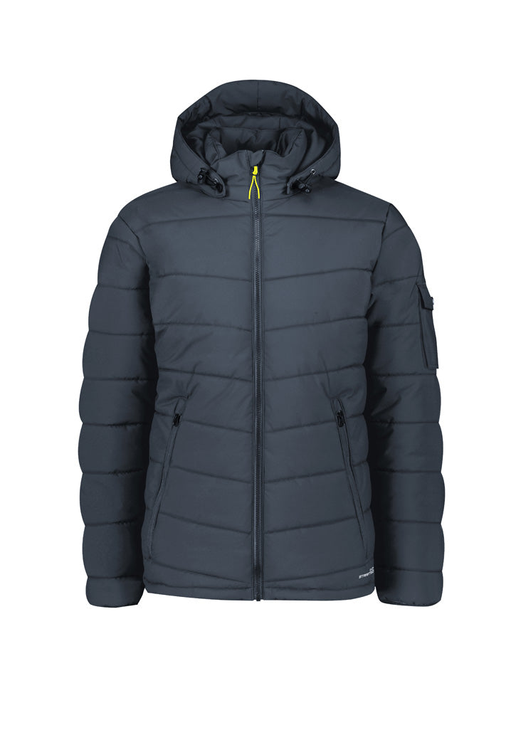 Syzmik Mens Streetworx Hooded Puffer Jacket - ZJ240