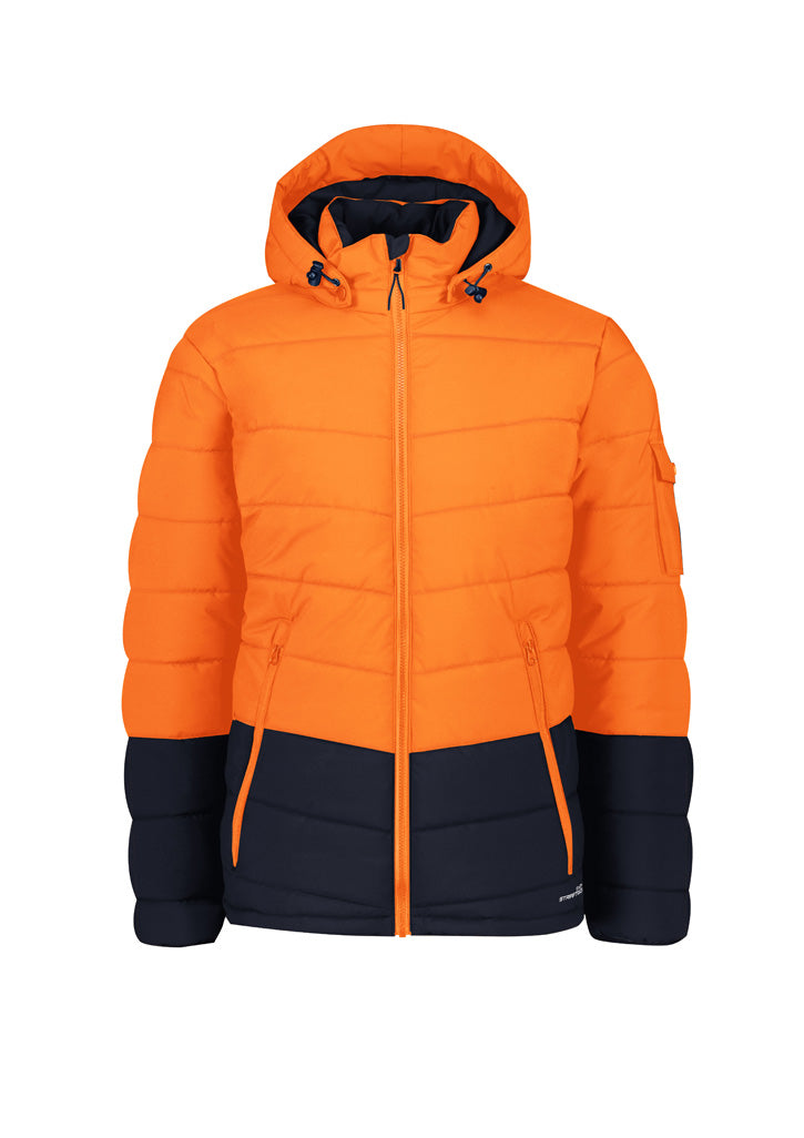 Syzmik Mens Streetworx Hooded Puffer Jacket - ZJ240