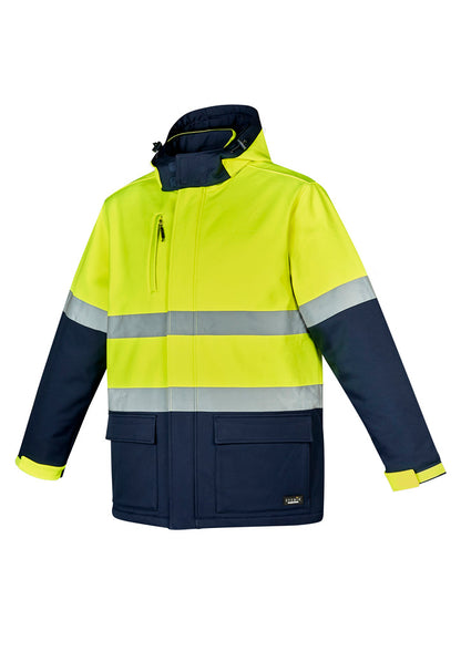 Syzmik Mens Hi Vis Antarctic Softshell Jacket - ZJ553