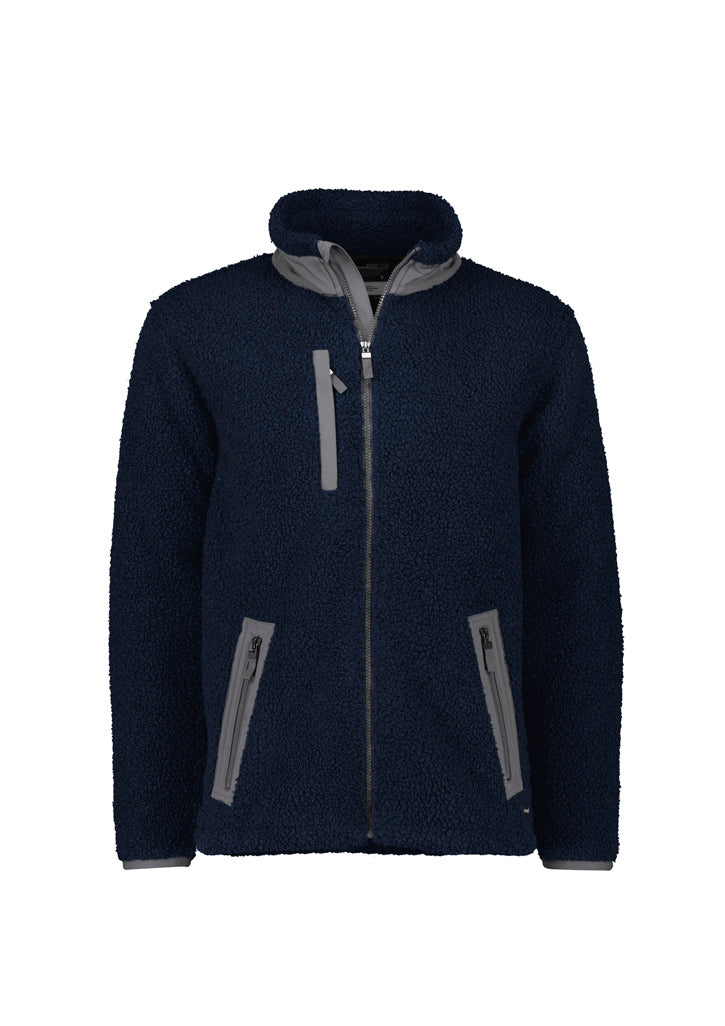 Syzmik Mens Streetworx Full Zip Sherpa Fleece - ZT285