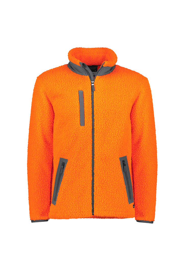 Syzmik Mens Streetworx Full Zip Sherpa Fleece - ZT285