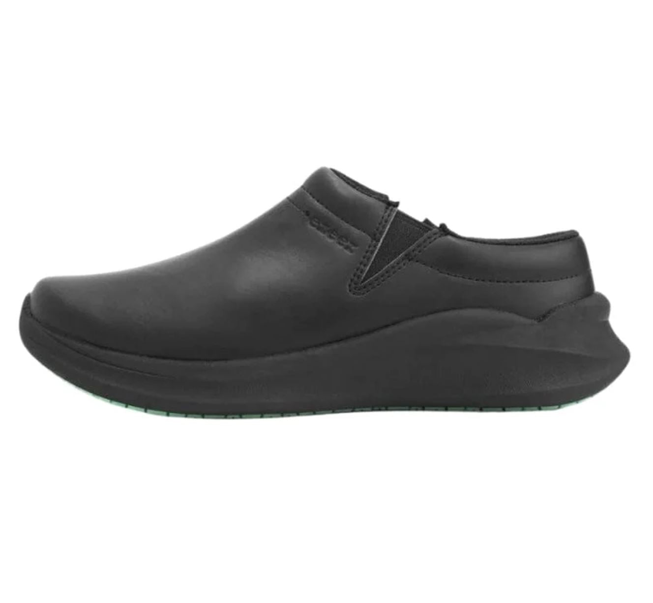 Ezeez Womens Phoebe Non Slip Clog - Black/Spearmint