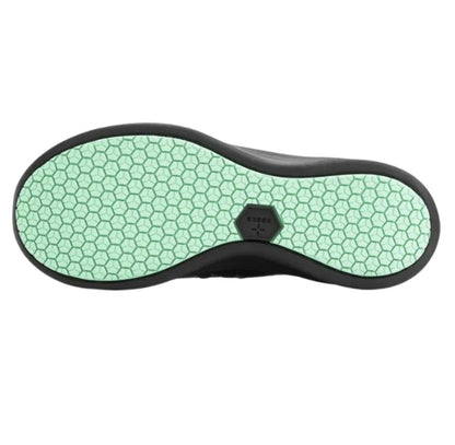 Ezeez Womens Phoebe Non Slip Clog - Black/Spearmint