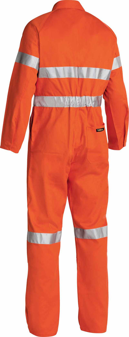 Bisley Mens Taped Hi Vis Drill Coverall - BC607T8