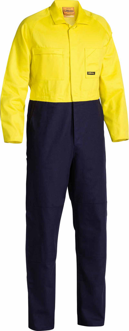 Bisley Mens Hi Vis Drill Coverall - BC6357