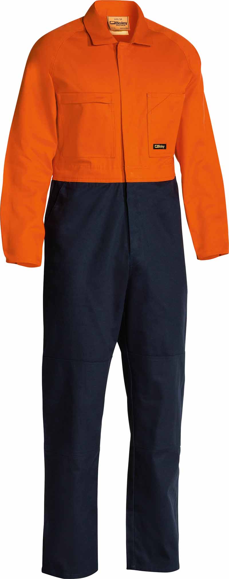 Bisley Mens Hi Vis Drill Coverall - BC6357