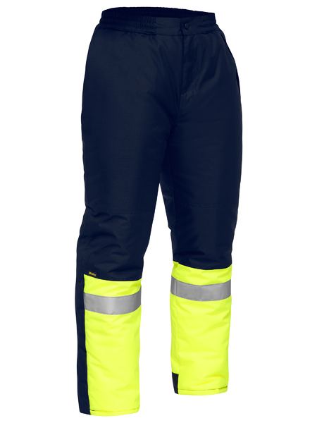 Bisley Mens Taped Two Toned Hi Vis Freezer Pants - BP6451T