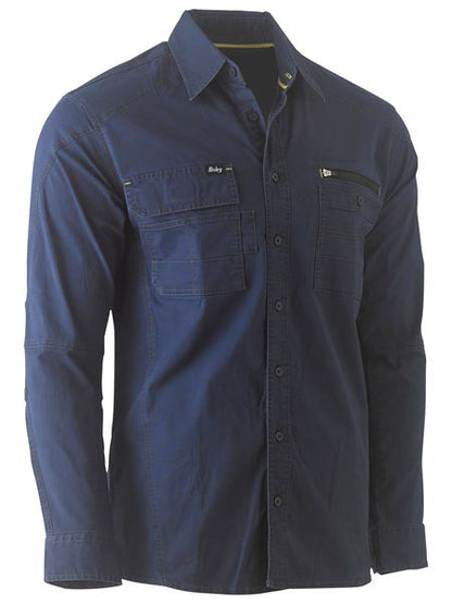 Bisley Mens Flx & Move Utility Work Shirt Long Sleeve - BS6144