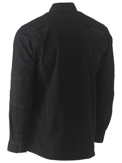 Bisley Mens Flx & Move Utility Work Shirt Long Sleeve - BS6144