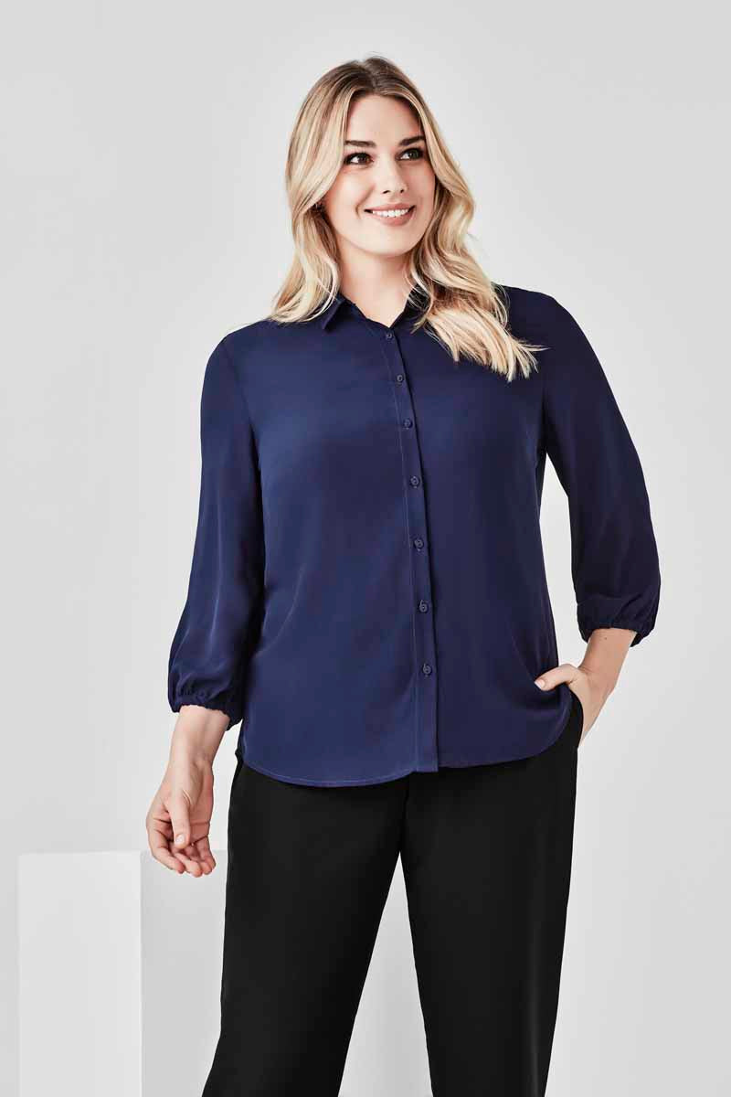Lucy Womens 3/4 Sleeve Blouse - RB965LT