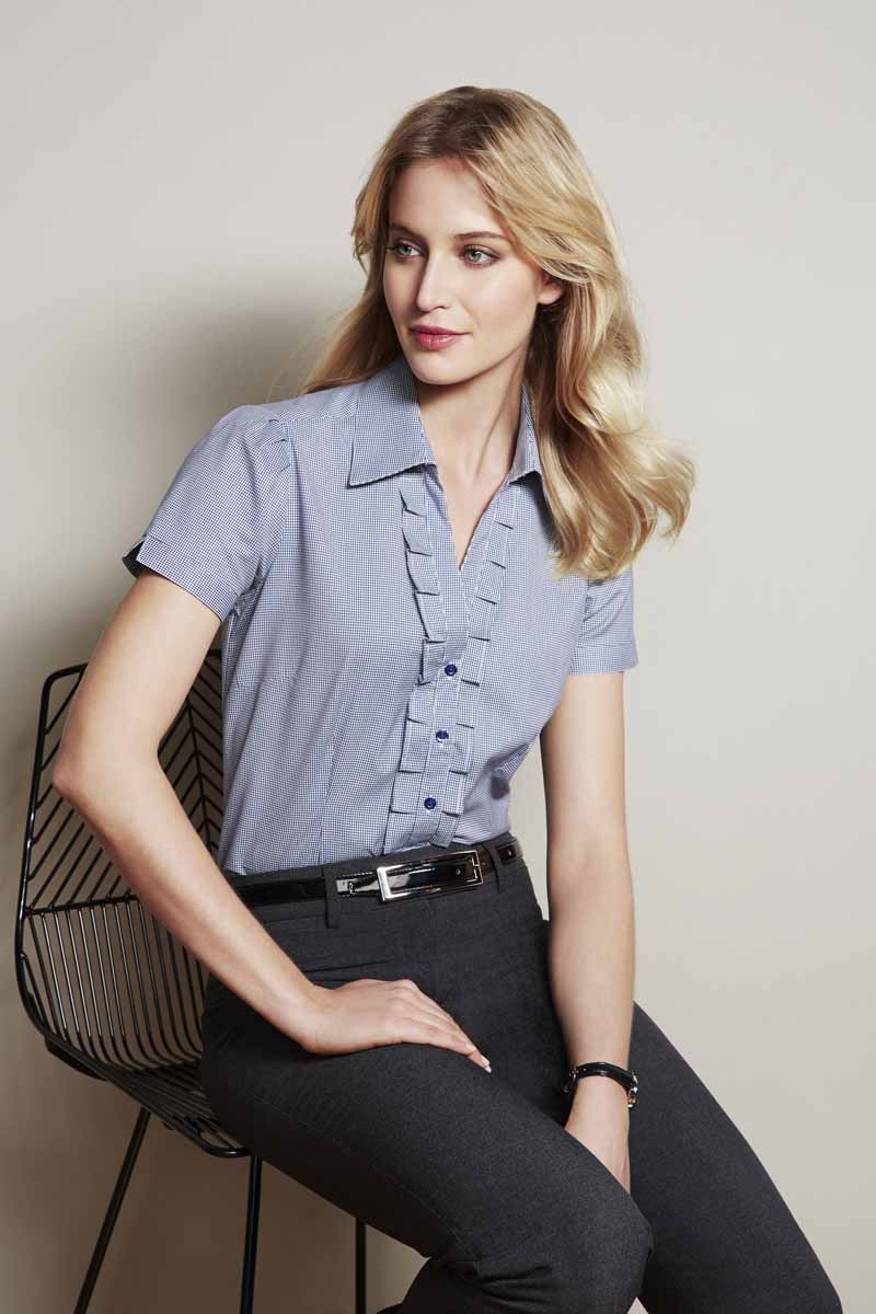 Biz Edge Women's Short Sleeve Shirt - S267LS