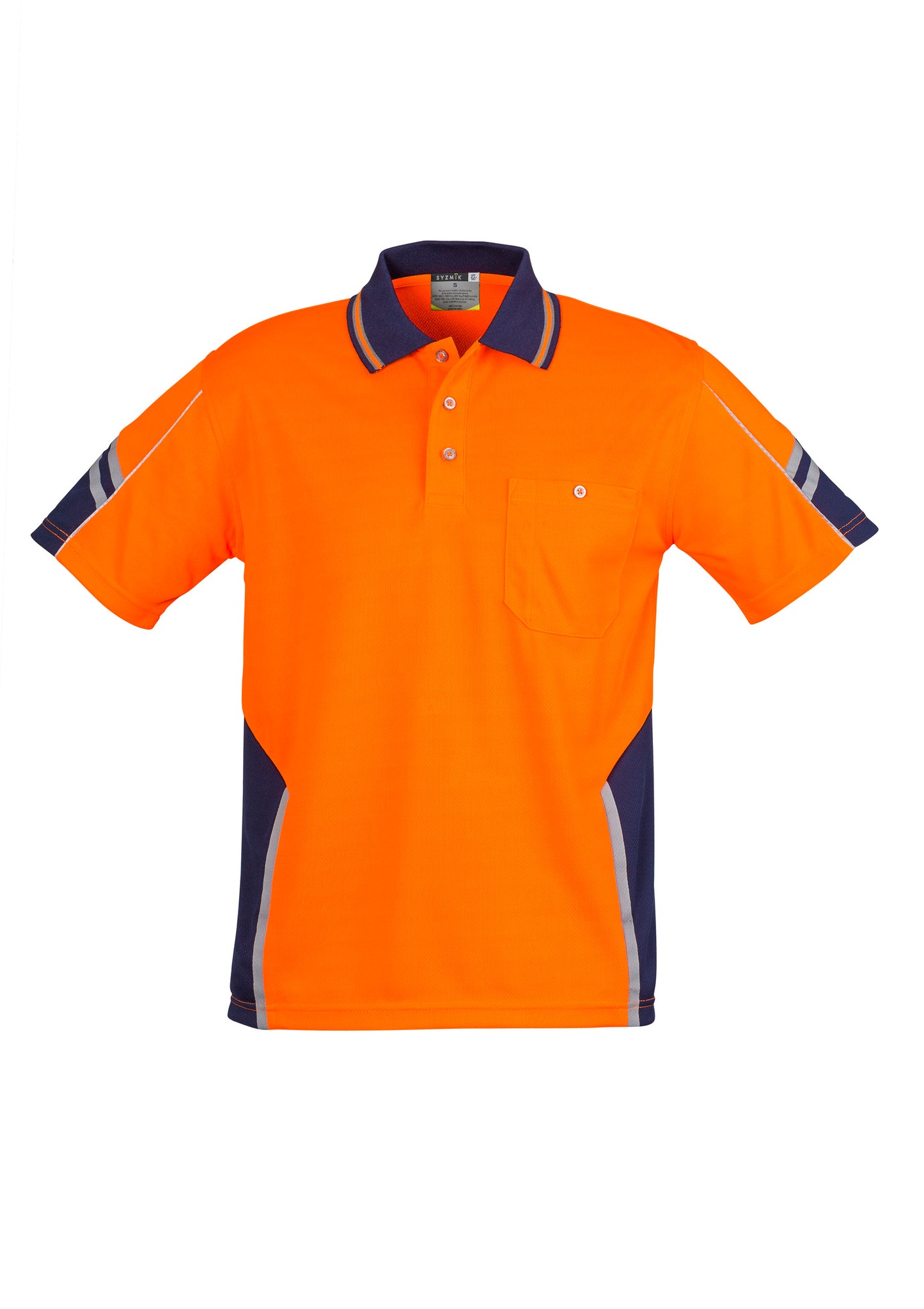 Syzmik Mens Hi Vis Squad S/S Polo - ZH237