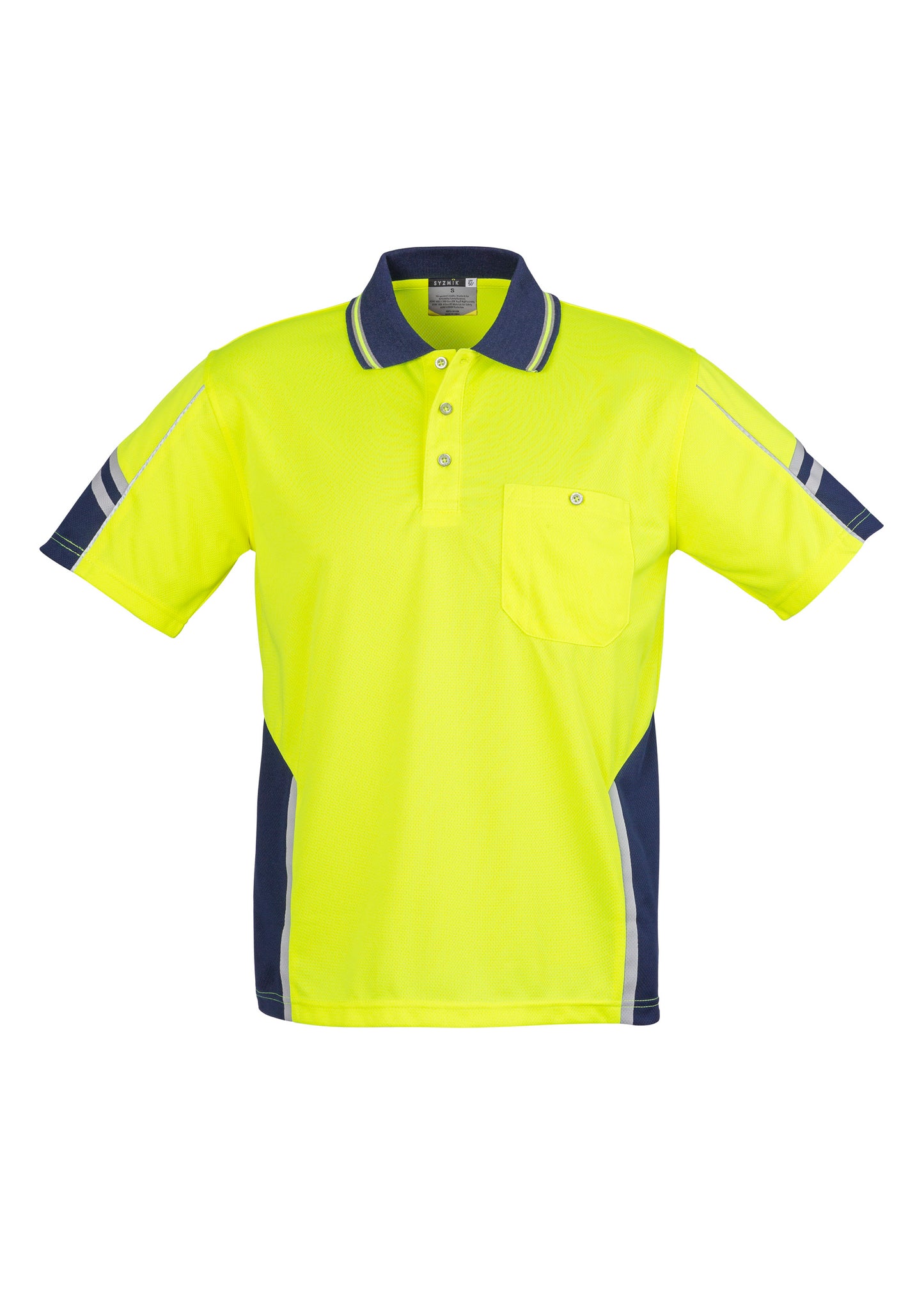 Syzmik Mens Hi Vis Squad S/S Polo - ZH237